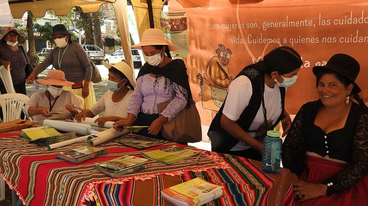 Salaried domestic workers explain the care work they do.