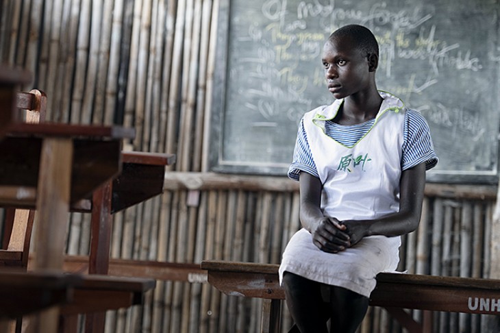 Gifty Apoko er 15 år og flygtning fra Sydsudan. Hun bor i øjeblikket i Uganda. Med hjælp fra Oxfam IBIS får hun mulighed for at komme i skole