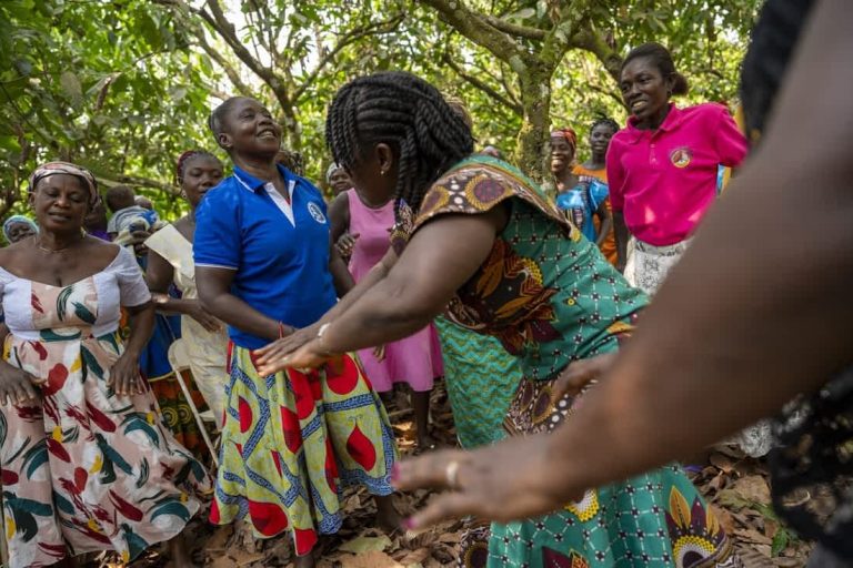 Leticia, stifter og formand for kvindegruppen Cocoa Mmaa, Ghana
