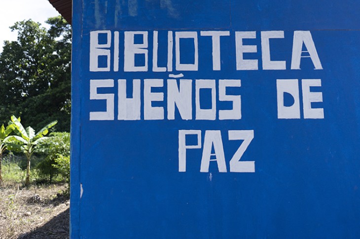 Biblioteca Sueños de Paz - FARC lejr i Colombia