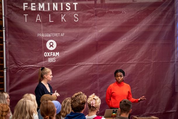 Emma Holten og Ingrid Baraka på Vallekilde Højskole