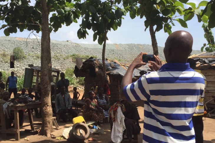 Landsbyen Kantinka i Ghana