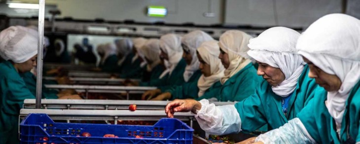 Kvinder på arbejde i Marokko